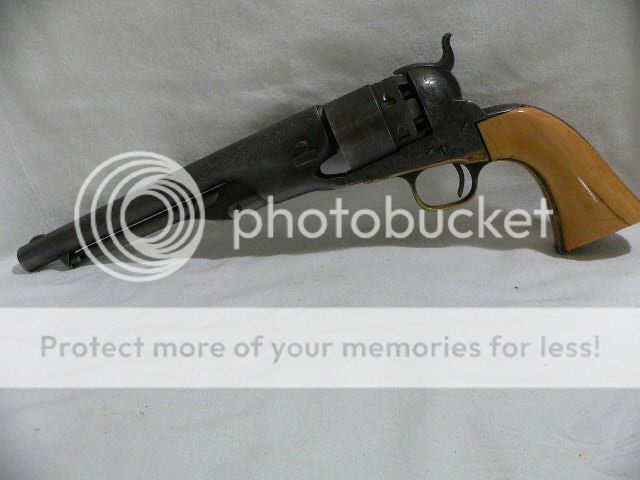 #C123 Colt 1860 Army Engraved 44 caliber