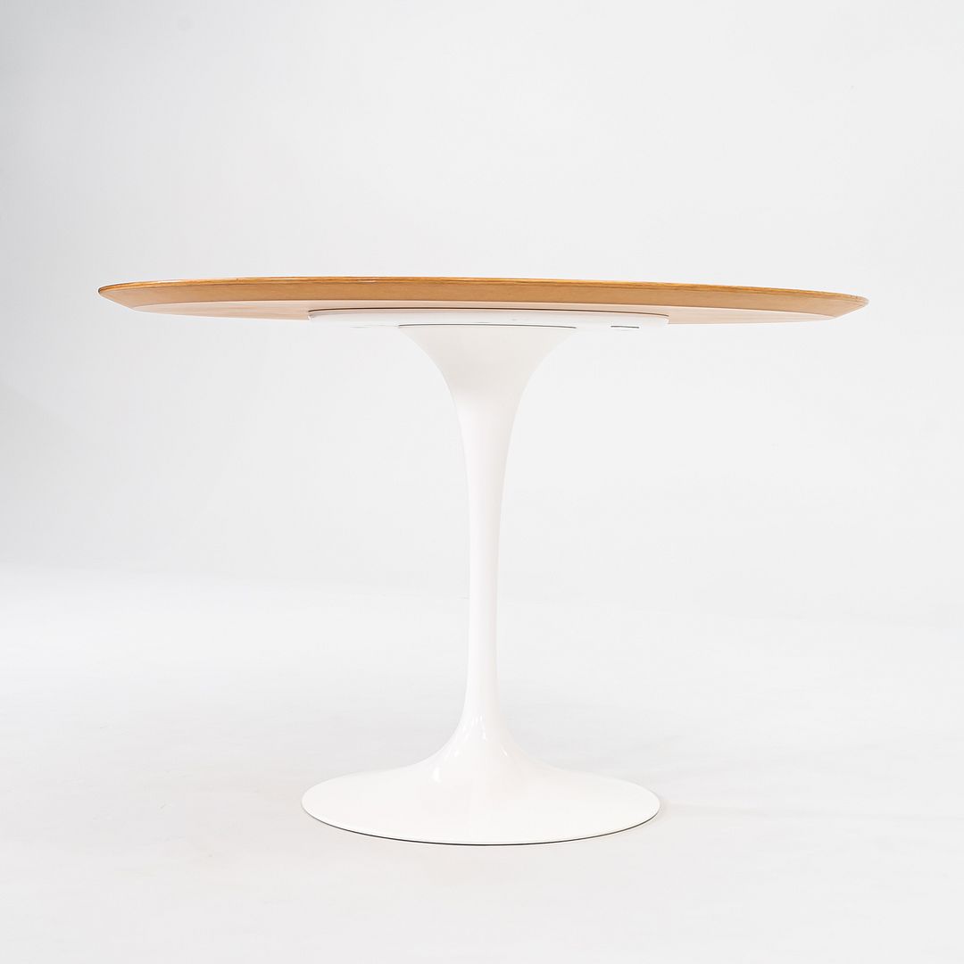 2009 Eero Saarinen for Knoll Studio Tulip Round Dining Table with 42" Oak Top