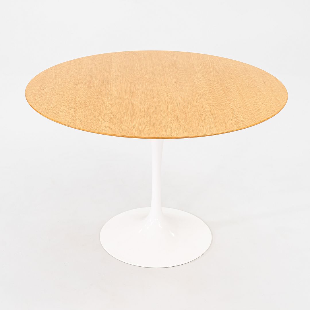 2009 Eero Saarinen for Knoll Studio Tulip Round Dining Table with 42" Oak Top
