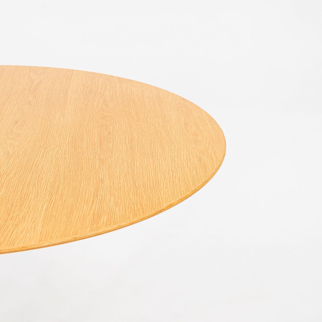 2009 Eero Saarinen for Knoll Studio Tulip Round Dining Table with 42" Oak Top
