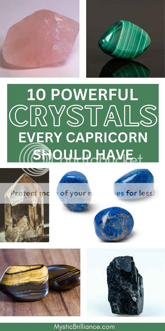 Enjoy the Powerful Energy of the Best Crystals for Capricorn Mystic Brilliance