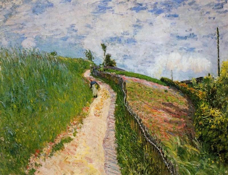 The Hill Path, Ville d Avray, by Alfred Sisley