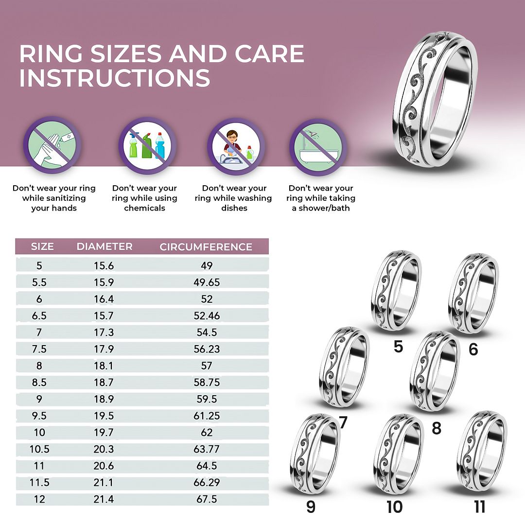 925 Sterling Silver Elegant Weddig Ring Women Jewelry Size 10 Birthday Gifts - Picture 5 of 12