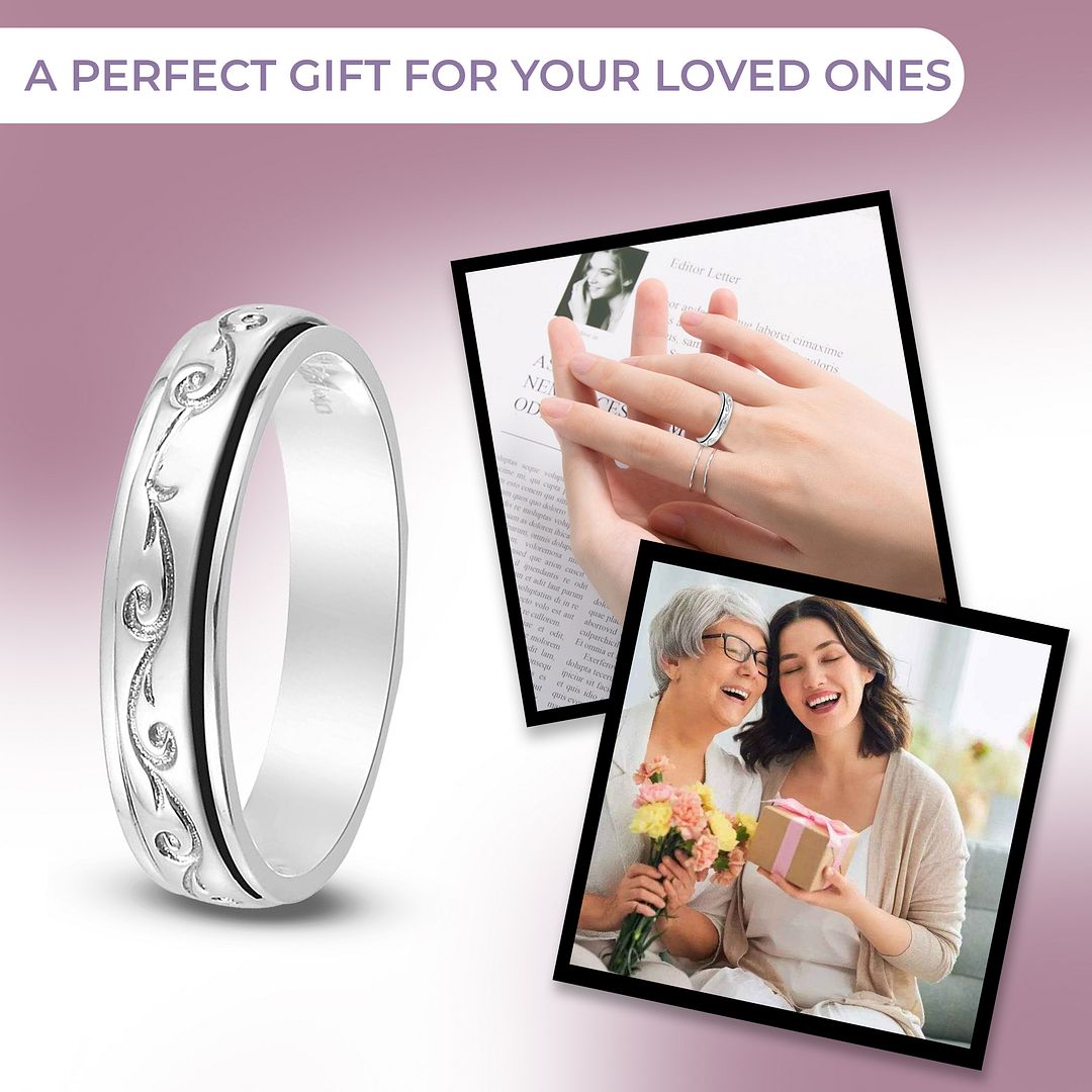 925 Sterling Silver Elegant Weddig Ring Women Jewelry Size 10 Birthday Gifts - Picture 6 of 12