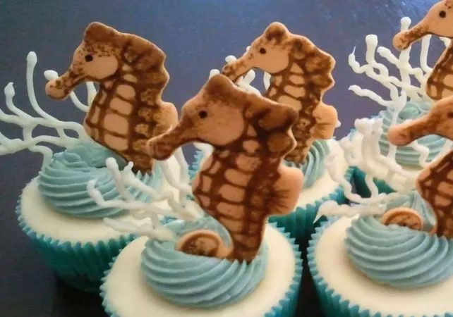 Cortador de caballito de mar cupcakes muffins