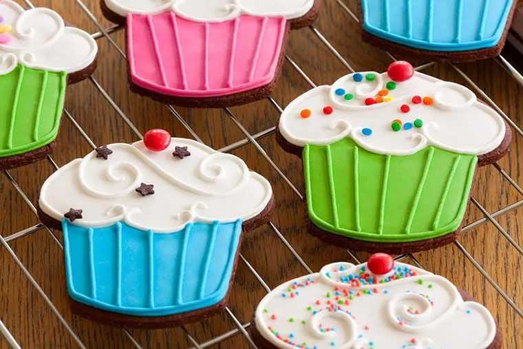 Cortador en acero inoxidable para galletas muffins cupcakes x4