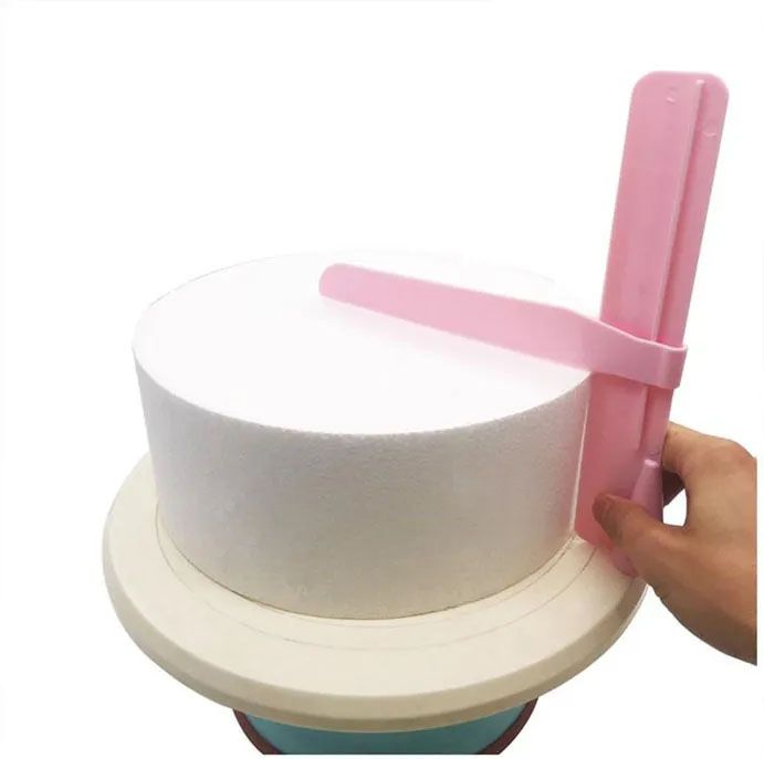 regla para nivelar tortas fondant pasteles utensilio raspador medidor de pasteles