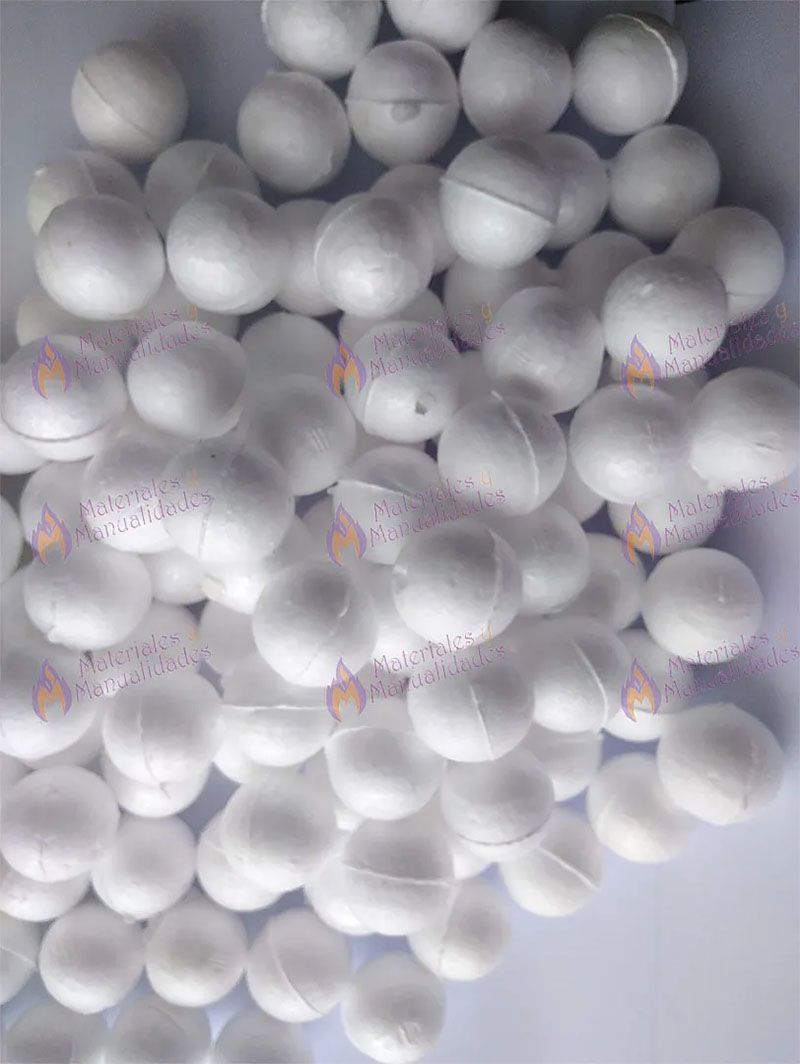 Bola de icopor #3 esferas de espuma para artes y manualidades