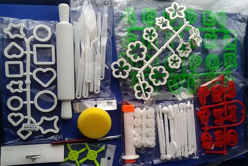 kit moldes y cortadores herramientas para porcelanicron plastilina