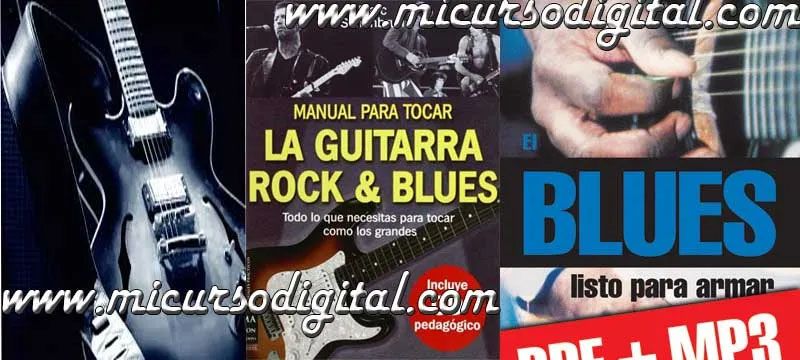 Vídeo Curso guitarra blues Método aprende tocar guitarra Pdf