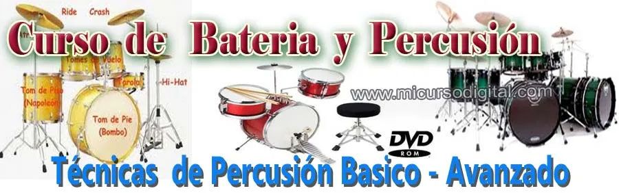 Vídeo curso batería y percusión método básico a profesional