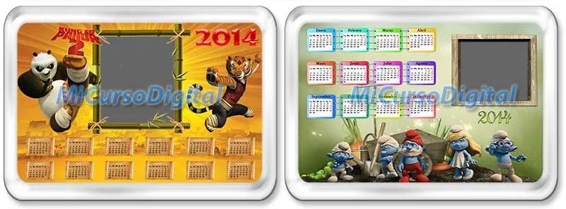 Calendarios 2014 infantiles kit para imprimir