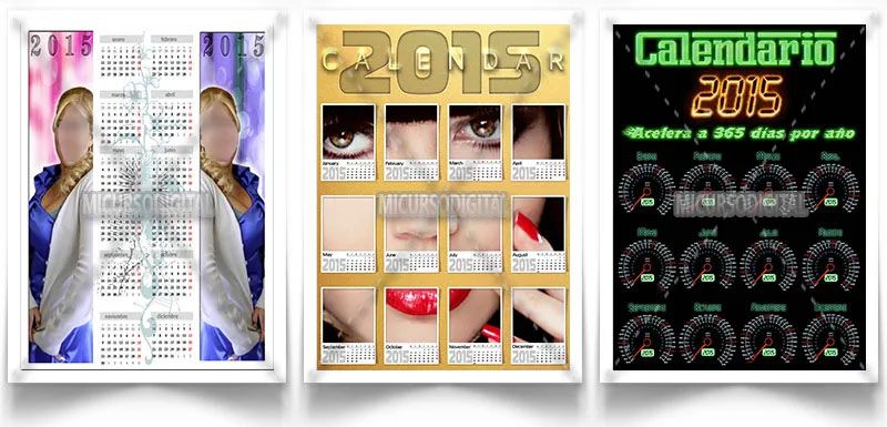 calendarios 2015 psd png editables para tu negocio calendario romántico