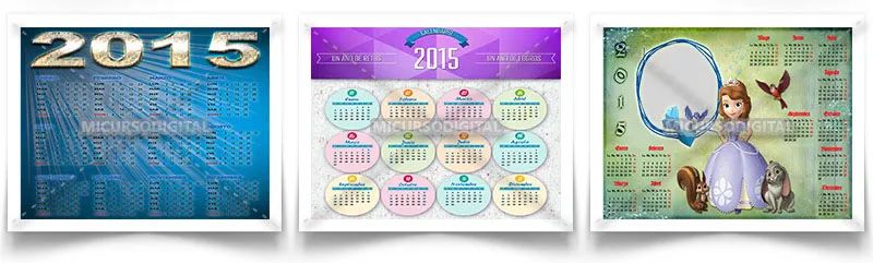 Calendarios pnh 2015 para imprimir con foto