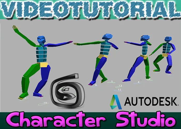Curso de Modelado Character Studio 3D Studio Max Animación vídeo