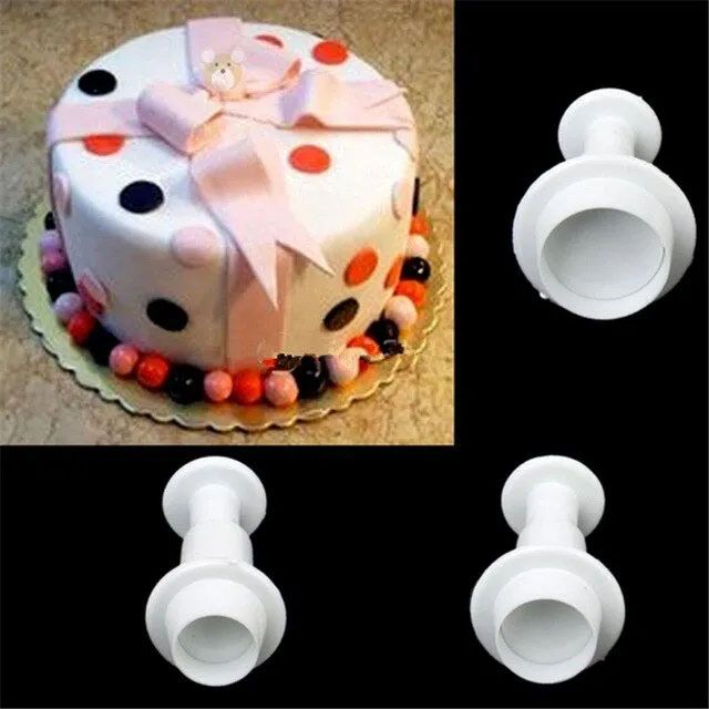 Set Molde Para fondant Cortador de círculos decoración de cupcak
