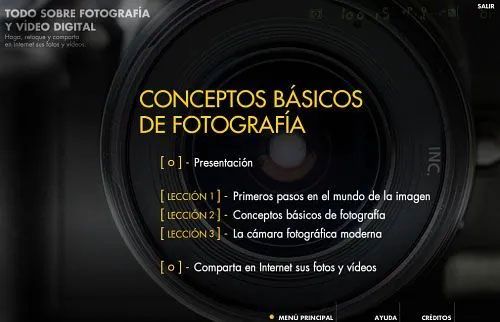 curso de fotografia y video digital tutorial