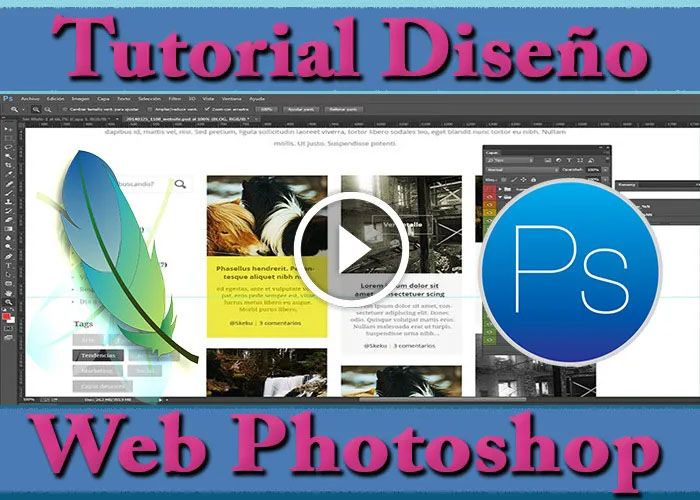 Tutorial Diseño Web con Photoshop Curso Practico Crear Sitios Web