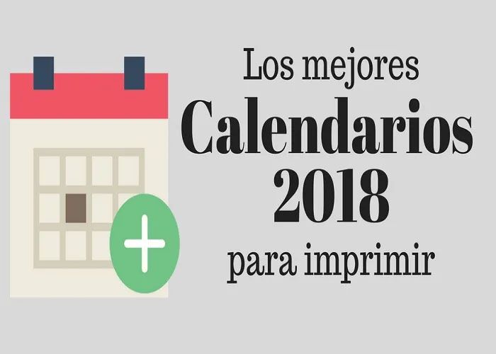 Colección de Calendarios 2018 PNG Foto Editables Foto Almanaques