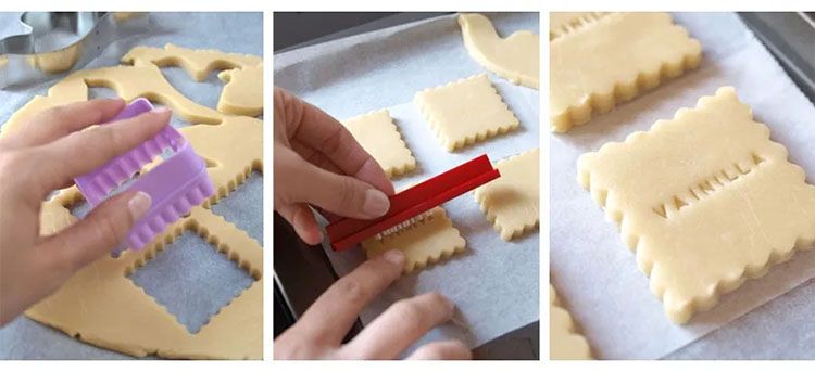 cortadores cuadrados para galletas fondant pastel tortas