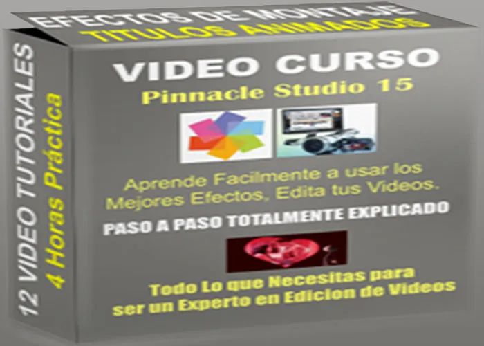 Vídeo Tutorial Pinnacle Studio 15 HD Full Español Envío Gratis