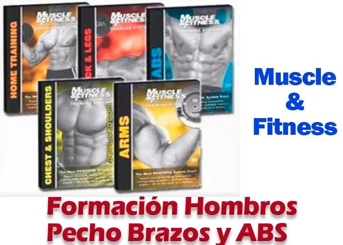 Musculo y Aptitud Formación Hombros Pecho Brazos y Abs Fitness