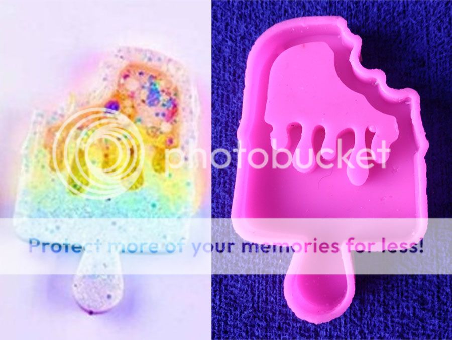 MOLDE SILICONA PARA RESINA EPÓXICA PALETA MORDISQUEADA 1PZ ARTESANIAS