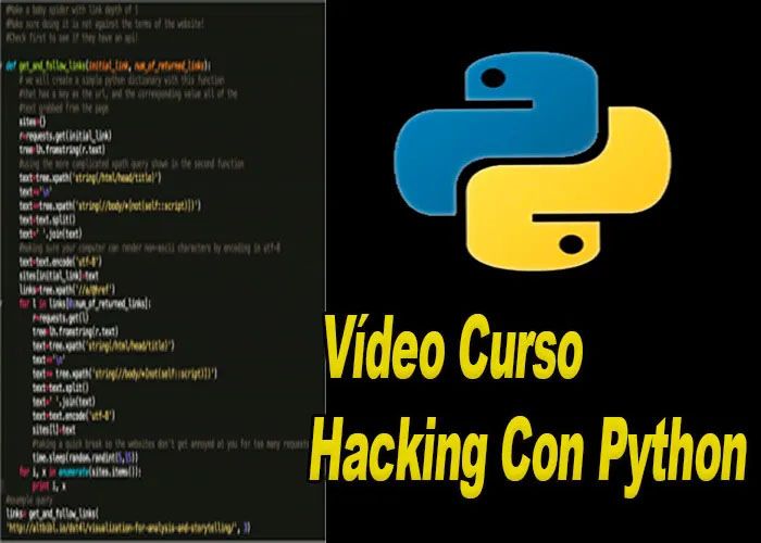 Vídeo Curso profesional de Hacking con Python técnicas pentesting