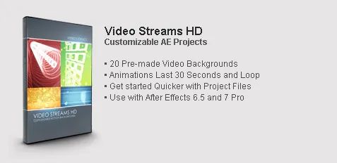 Video Streams HD After Effects Projects Customizable Video Copil