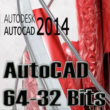 Autodesk AutoCAD 2014 x 32 x64 Bits 3d español 