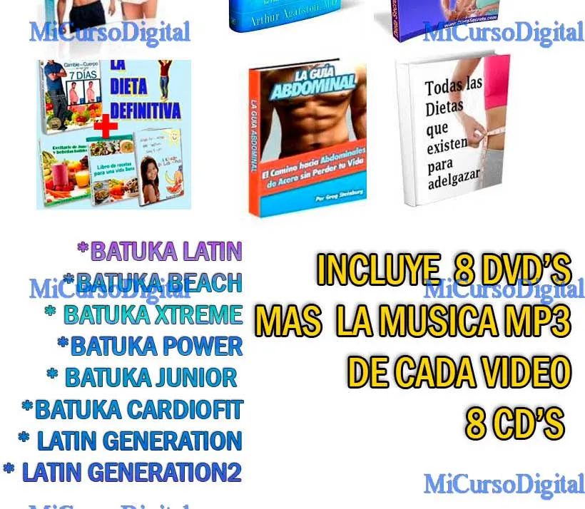 Vídeo batuka baile ritmos latinos salsa merengue y dietas 17 Discos