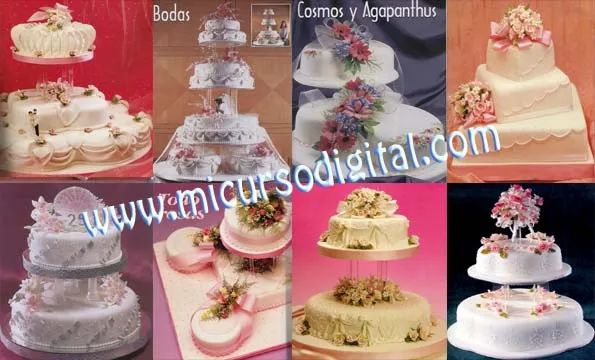 decoracion tortas bodas pastillaje tortas bodas