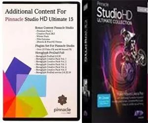 Pack efectos y complementos pinnacle studio 12-14-15 hd 24GB
