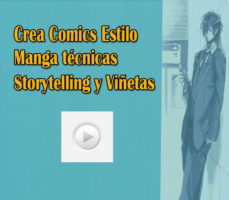 Curso descargable video Creación de cómics estilo manga desde ce