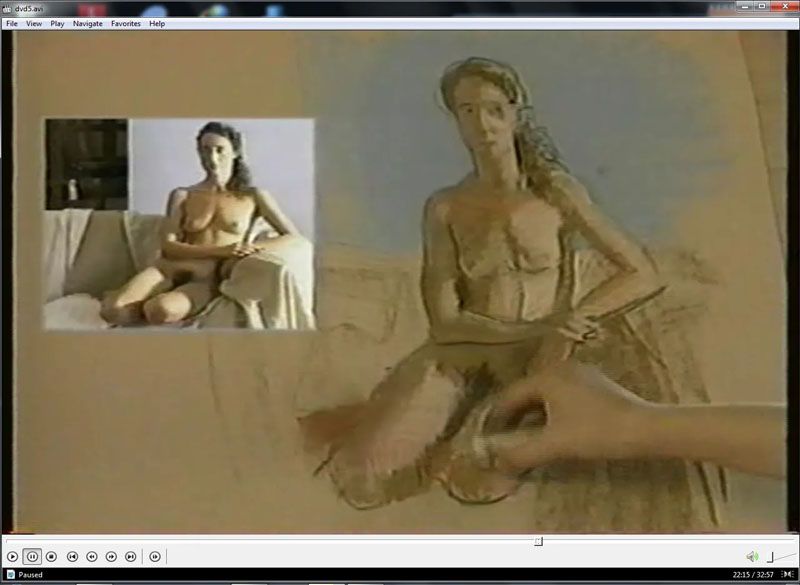dibujar cuerpo humano con modelo fotografia curso video tutorial clases dibujo pintura oleo tiza de colores carboncillo lápiz