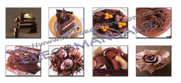 Curso de chocolates bombones trufas brownies postres Manual Pdf