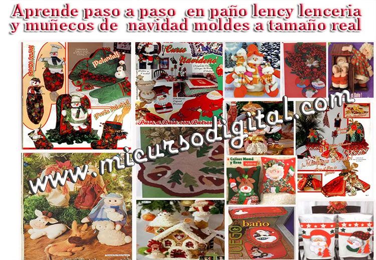 Gratis revistas pdf descargable moldes muñecos de navidad trapo