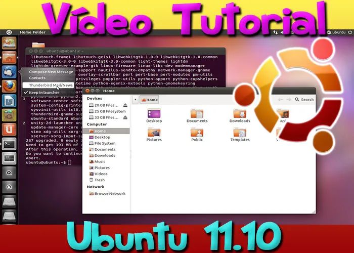 Vídeo Tutorial Linux Ubuntu 11.10 en Español