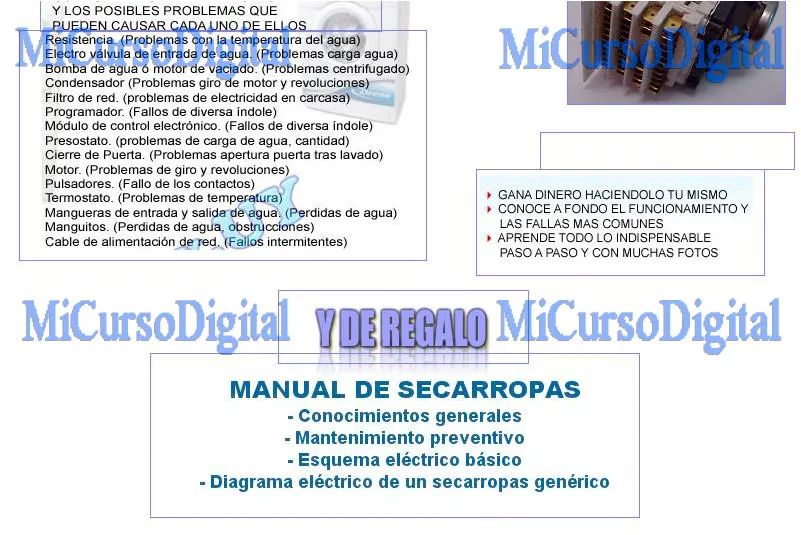 reparacion lavadoras circuitos control electronico lavarropas reparacion secarropas pdf manuales online