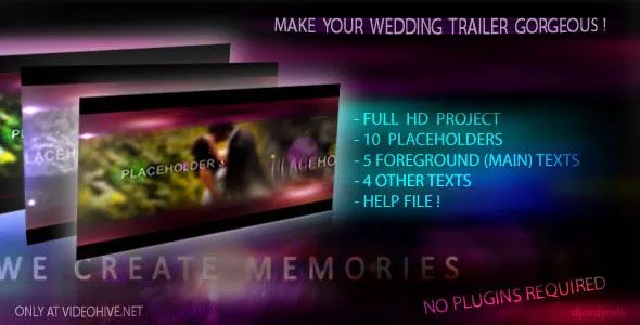 intro para boda after effects