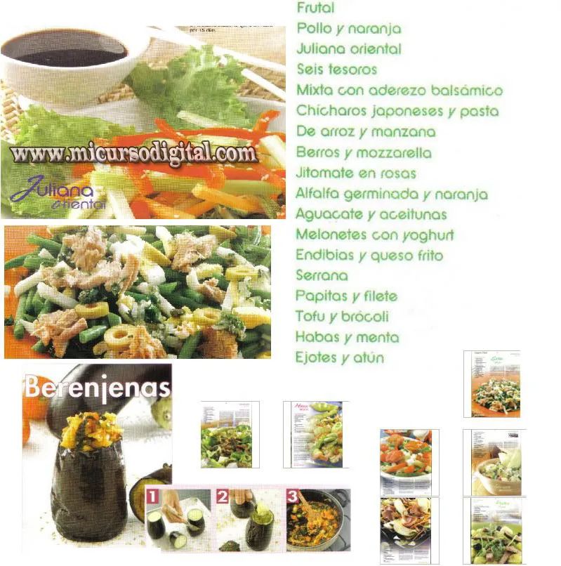 ensaladas de verduras, ensaladas frias- Ensaladas de verano, Ensaladas verdes,
