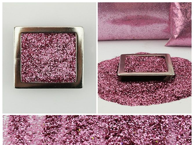 escarcha fina palo de rosa en polvo para manualdiades