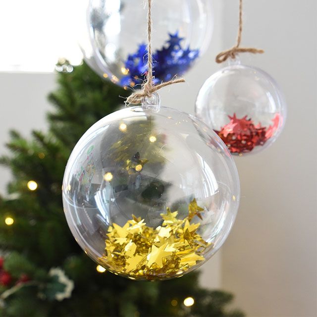 Esferas brubujas para decoracion navideña