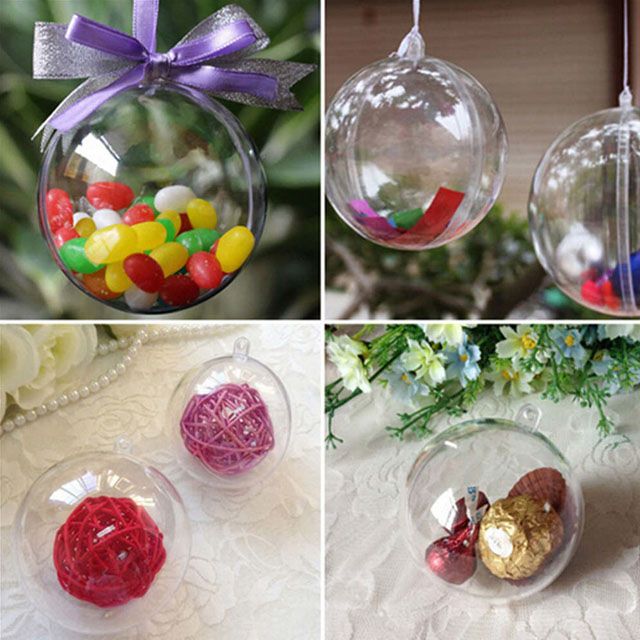 burbuja en acrilico para decoracion navideña esferas navidad