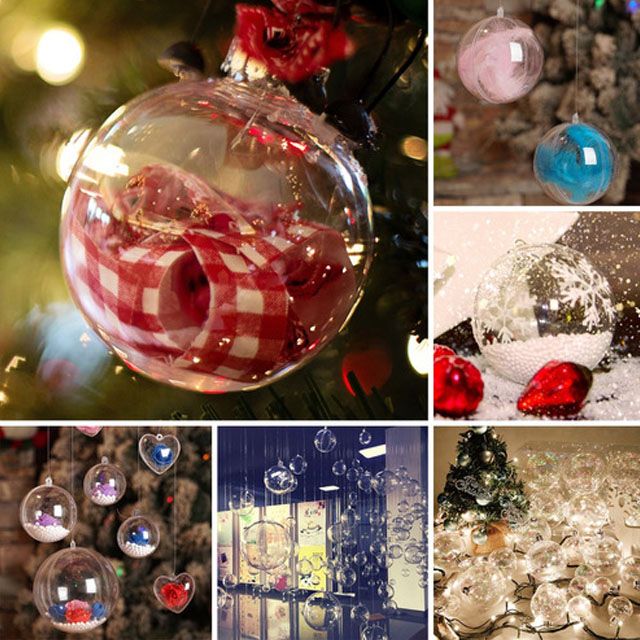 esferas burbujas para decorar navidad y manualidades