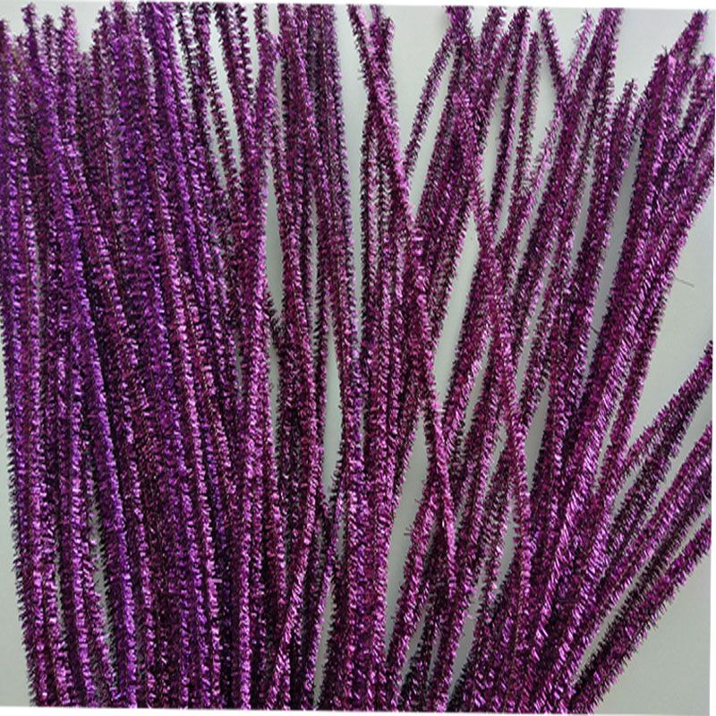 Limpia pipas Chelines Metalizado morado para Decoración o Navidad