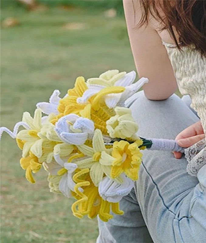 limpia pipas para flores chenilla para tejido de muñecos chelines para decorar 