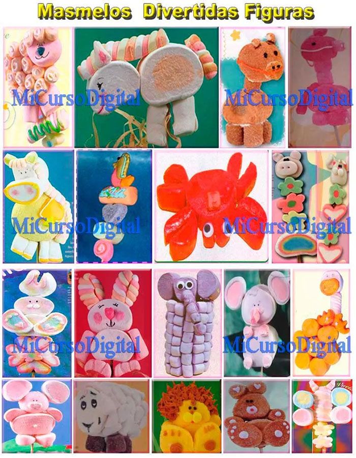 curso decoración masmelos galletas decoradas bombon recordatorios fiestas infantiles