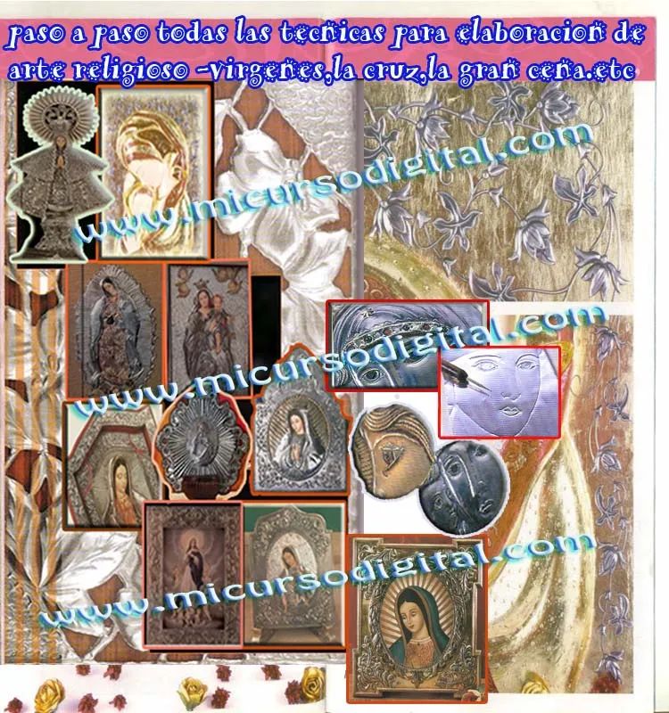 manualidades arte religioso virgenes arte ruso manual pdf repujados en lamina 