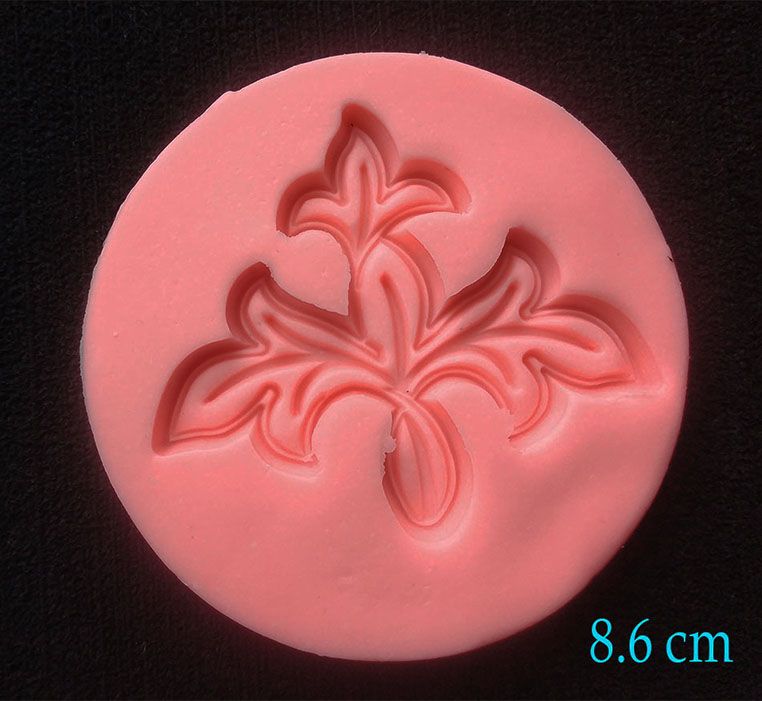 Molde en silicona Arabescos para decorar artesanias porcelanicro